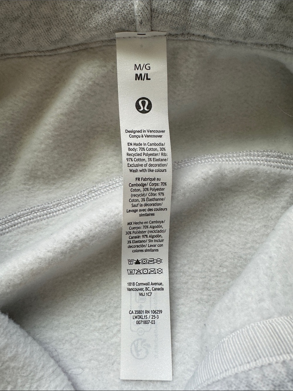 lululemon athletica Light Gray Philadelphia Eagles Quarter-Zip Hoodie - Picture 8 of 10